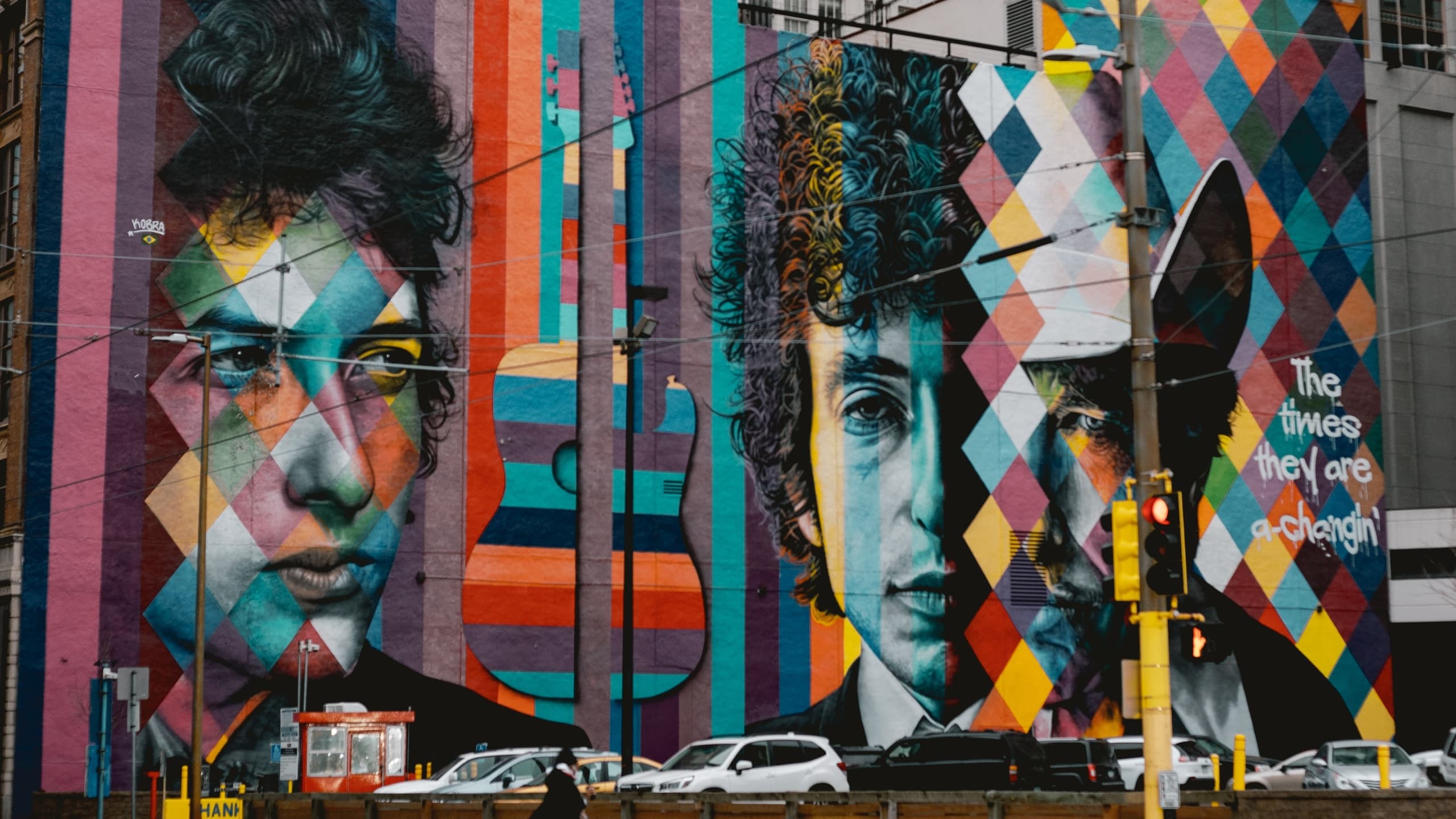 Bob Dylan mural